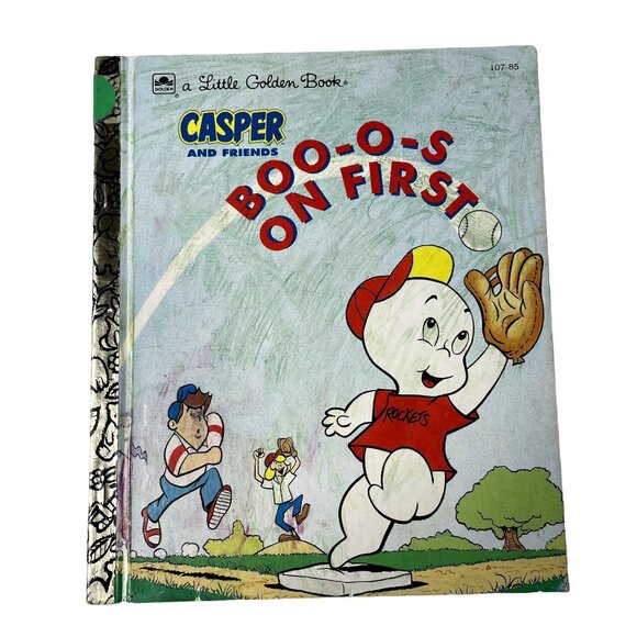 Boo O S On First Casper and Friends Little Golden Book 1992 u Childrens Story Bo - Picture 1 of 8